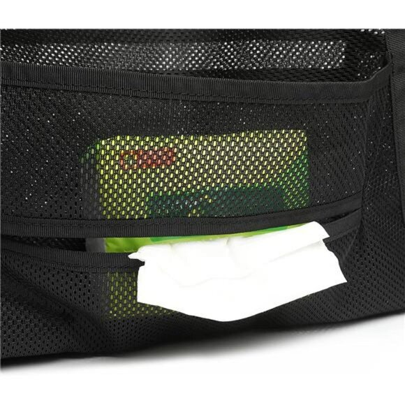 Car net Pocket Handbag Holder, Car Purse Holder, Car net Pocket (Black) - Picture 5 of 6